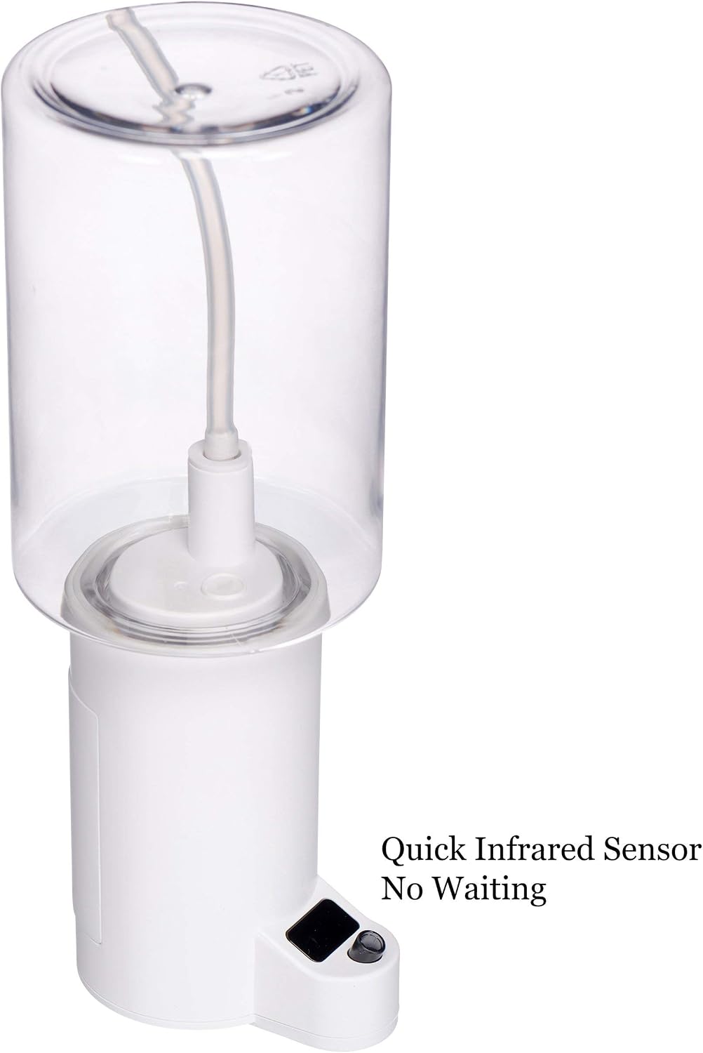 WEWAK 12oz/350ml Automatic Foaming Soap Dispenser 0.26s Rapid Foaming, Touchless Battery Operated Electric Soap Dispenser, Handsfree Soap Dispenser Suitable for Bathroom Kitchen Toilet Office