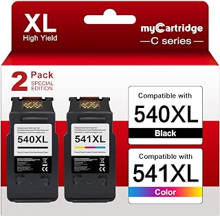 MYCARTRIDGE PHOEVER 540XL 541XL Wkłady kompatybilne z drukarkami Canon 540 541 XL Multipack PG -540 CL-541 do drukarek Canon Pixma TS5150 TS5151 MG3650S MG3650 MG3150 MG3250