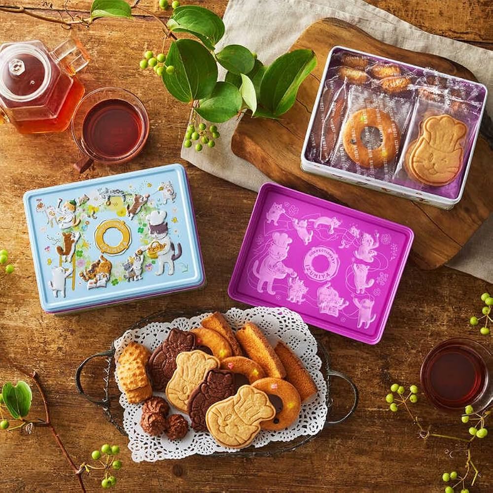 Amazon.co.jp: 泉屋 ねこ缶 ～クッキーがつなぐ輪～ 1箱 紙袋