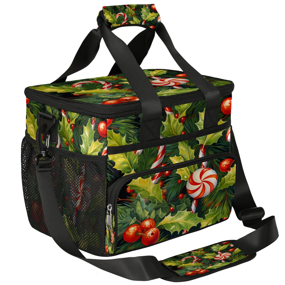 Insulated Picnic Backpack Lunch Box for Women Men Picnic Basket Tote Lunch Bag Picnic Bag Portable Lunch Bags for Picnic, Beach, Work, Trip,Office, Camp Christmas Decor