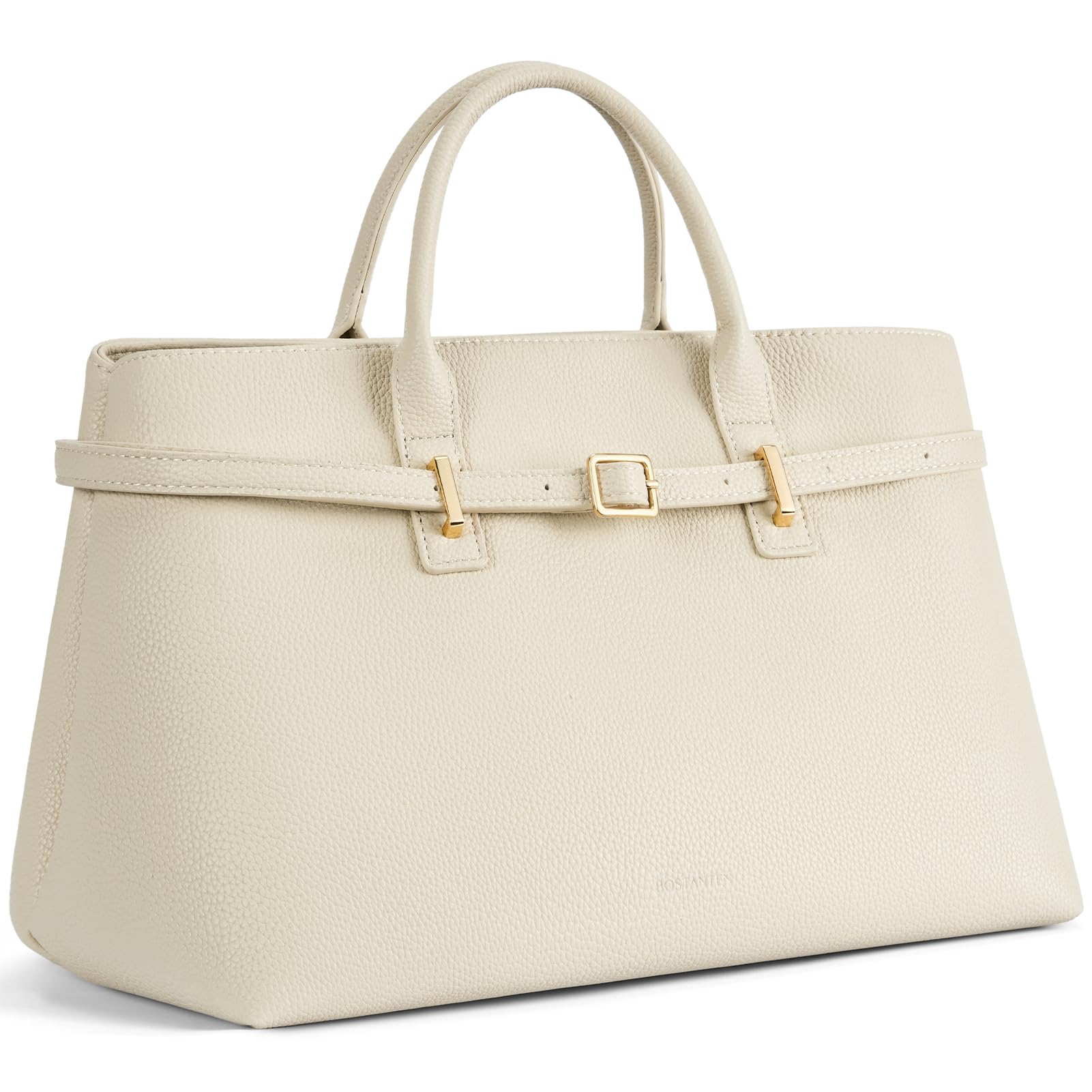 BostantenWork Tote Bags for Women Suede Leather Top Handle Satchel Crossbody Bag shoulder Purse with Adjustable Strap