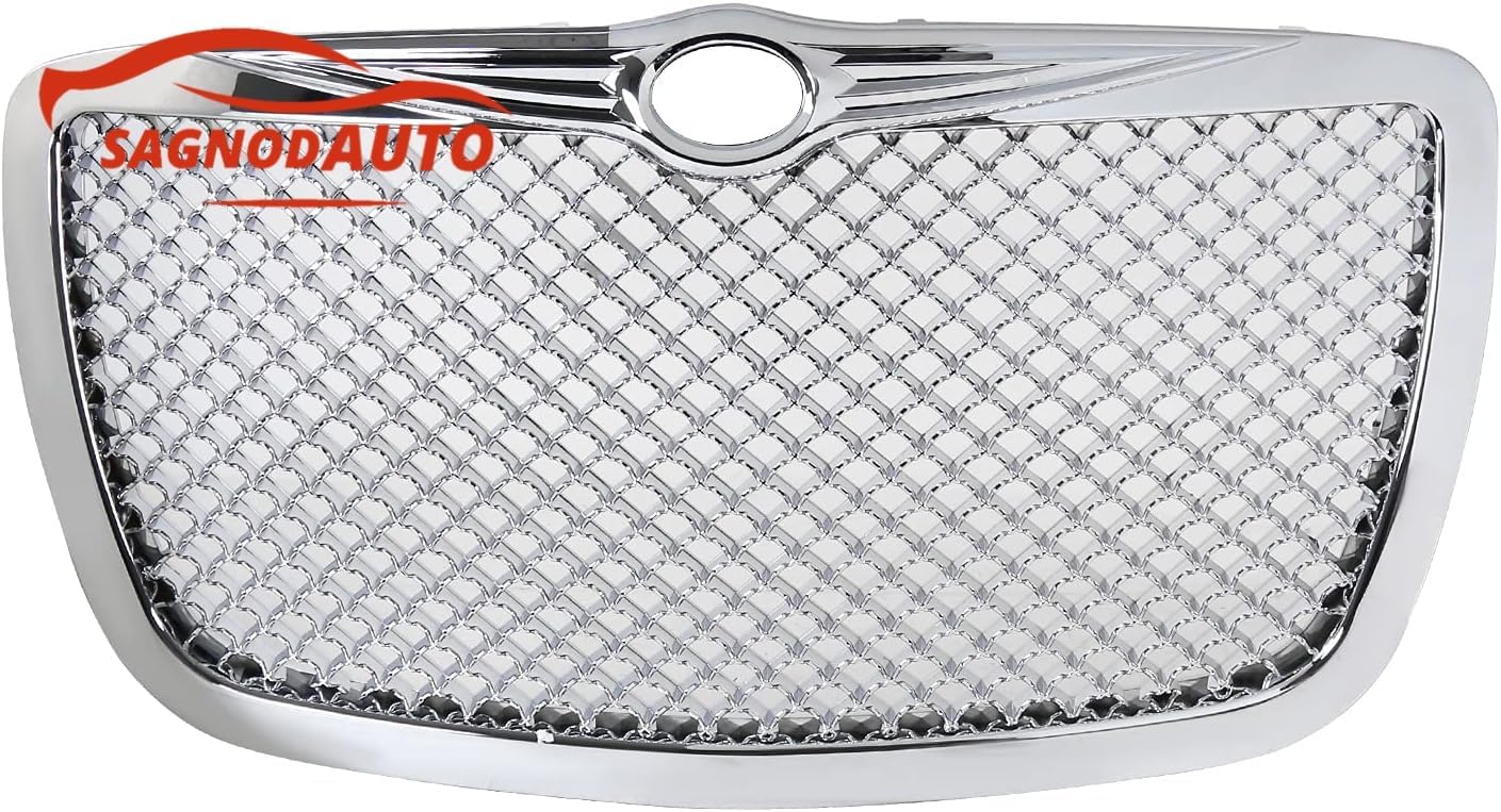 Front Grille compatible with 2005-2010 Chrysler 300