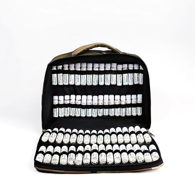 Homeopathy First Aid Kit for Emergencies at Home, Office with 60 Essential Remedies in Zip Case. Follows Dr.Banerji protocols