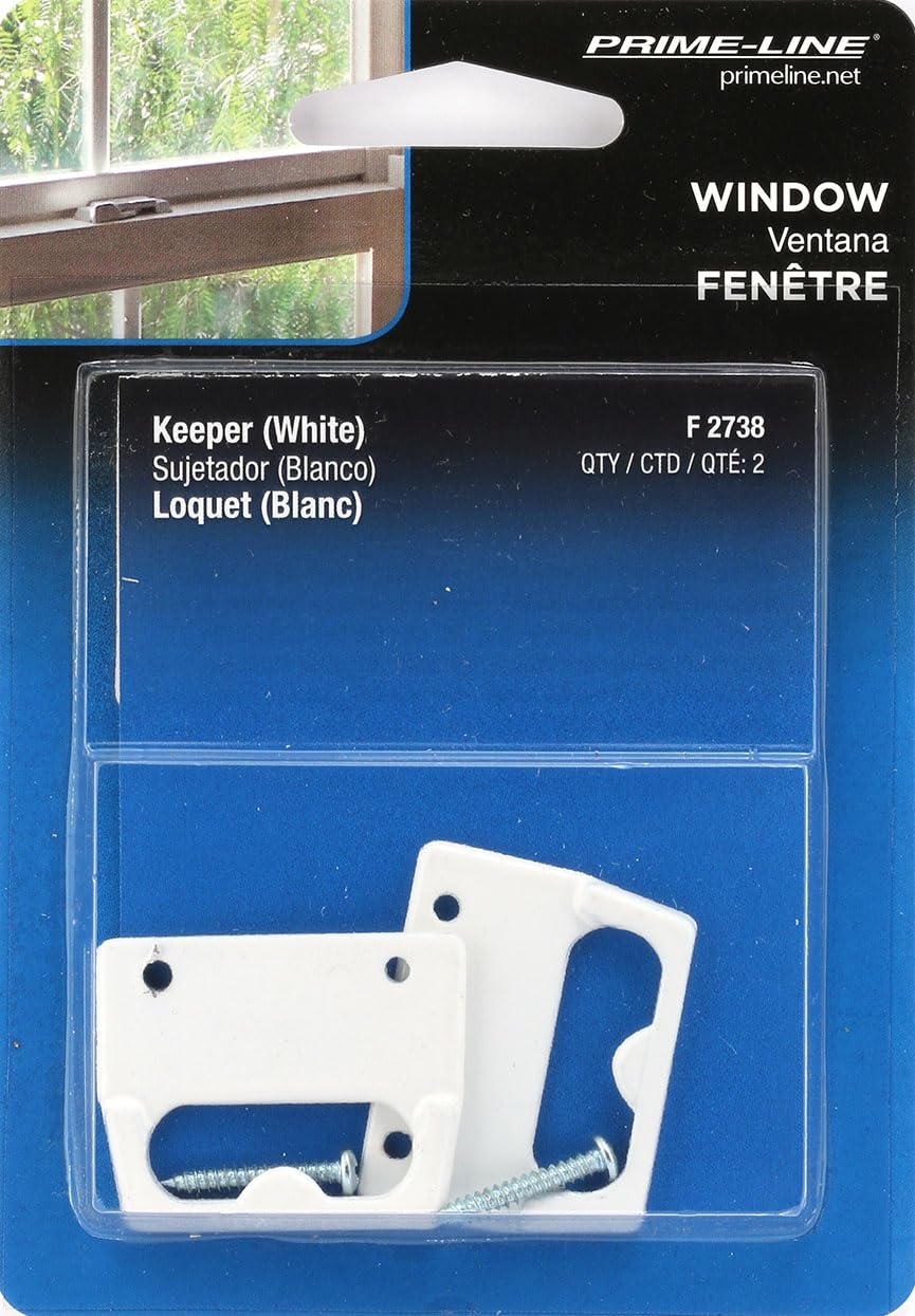 prime-line Produkte F 2738 Fenster Verriegelung Face Keeper, weiß, (2 Stück)