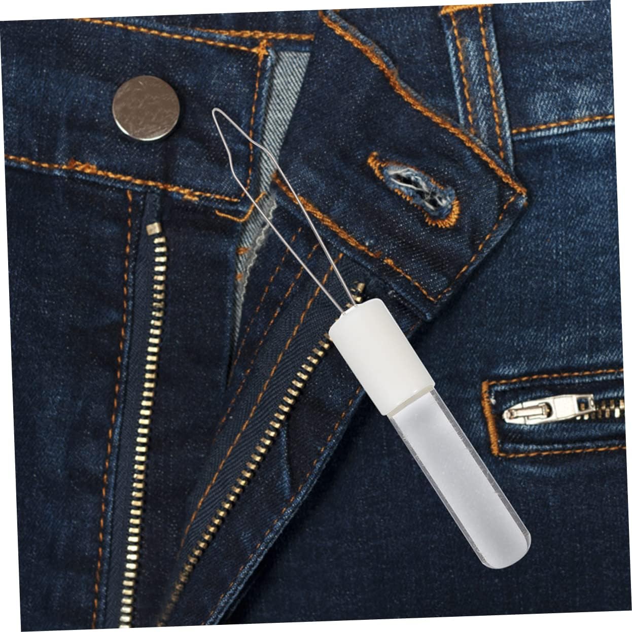 2pcs Simple Zipper Puller Tools for Clothes Wearing Assistance Handy Dressing Aid for Easy Buttoning Wire for Everyday Use