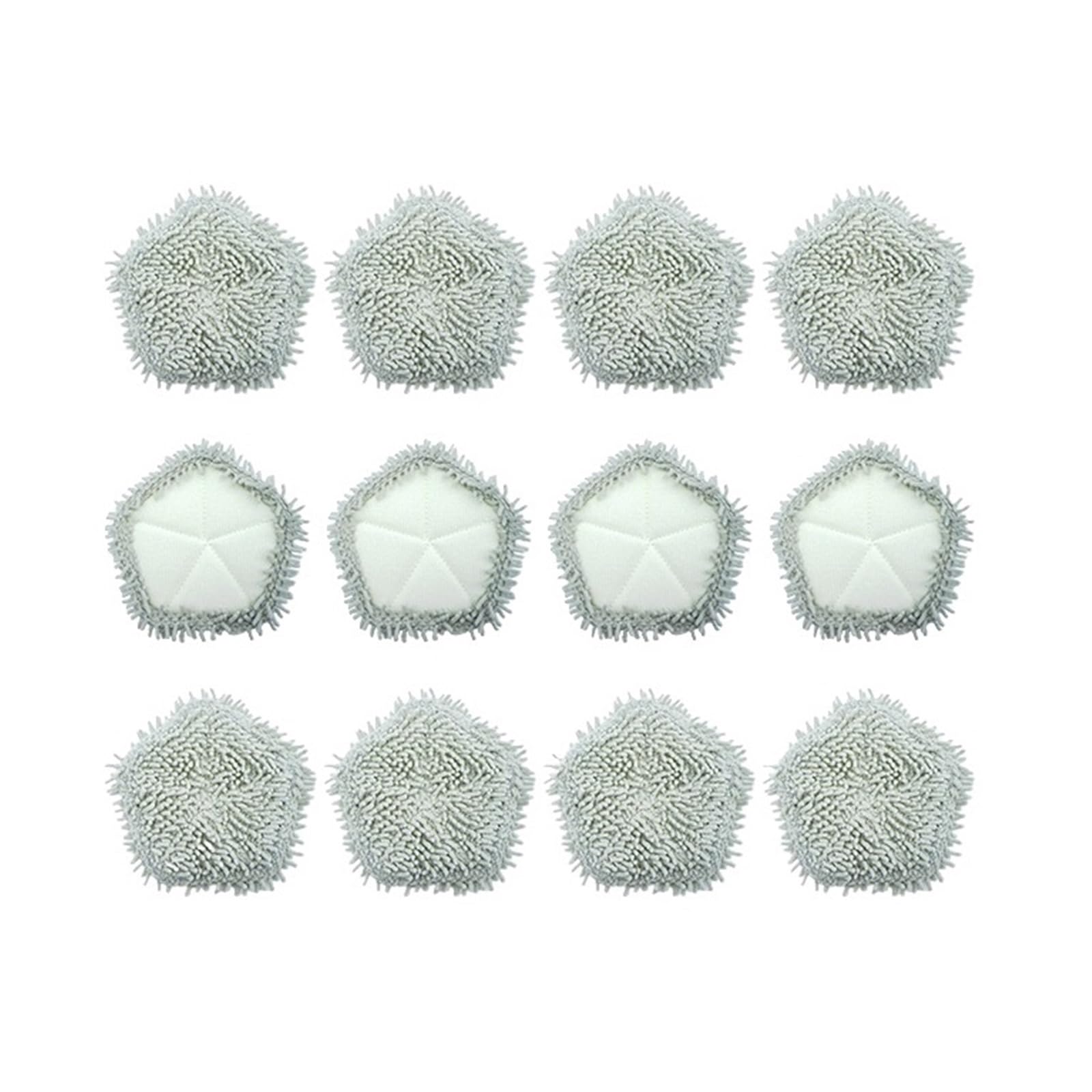 MHXJAIFXC Robot Vacuum Mop Cloth Self-Cleaning Spare Parts, Compatible For Dreame Bot W10, W10 Pro(12 PCS)