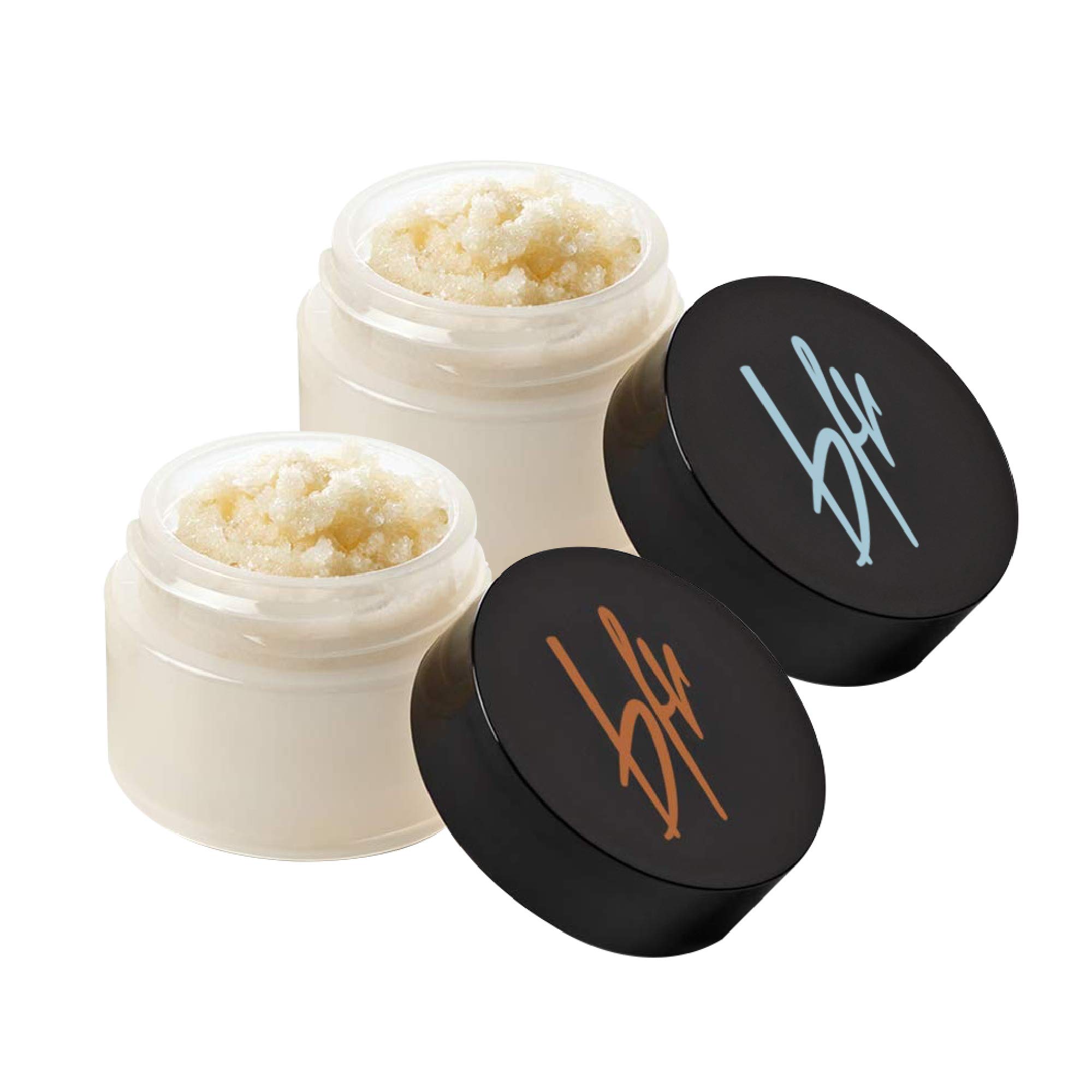 Beauty For Real Lip Revival, Set of 2 - Includes Orange Spice & Spearmint - Exfoliating & Hydrating Sugar Lip Scrub - For Dry, Chapped or