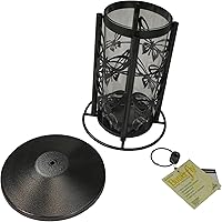 Vista 5 de Heath Outdoor Products The Butterfly Seed Capacity - Comedero decorativo de metal para pájaros silvestres, 3 libras