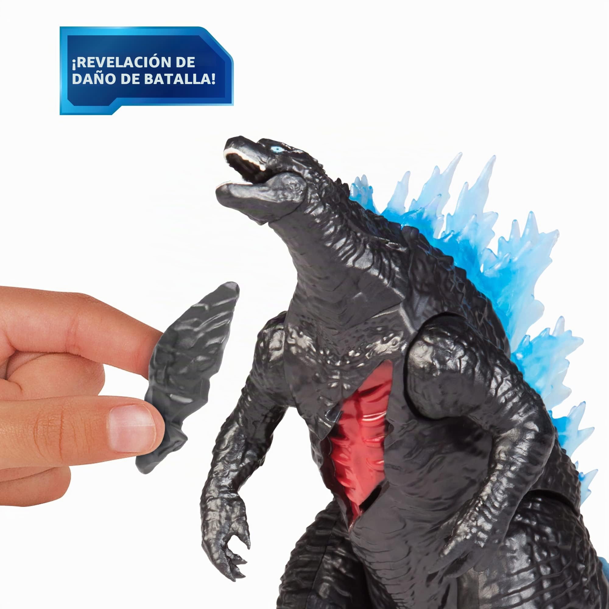 MonsterVerse Godzilla vs Kong 6' Supercharged Godzilla w/Fighter Jet,Multicolor,MNG16000
