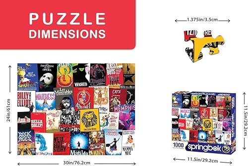 Miniatura 3 de Springbok Rompecabezas de 1000 piezas de It's Showtime, fabricado en Estados Unidos