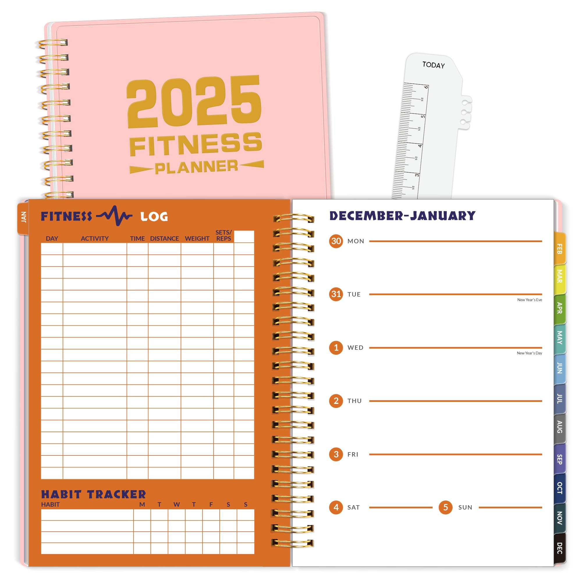 amazon-com-2025-fitness-planner-workout-planner-from-jan-2025-dec-2025-exercise-planner-for-men-women-6-4-x-8-3-fitness-tracker-journal-for-workout-goals-monthly-planner-with