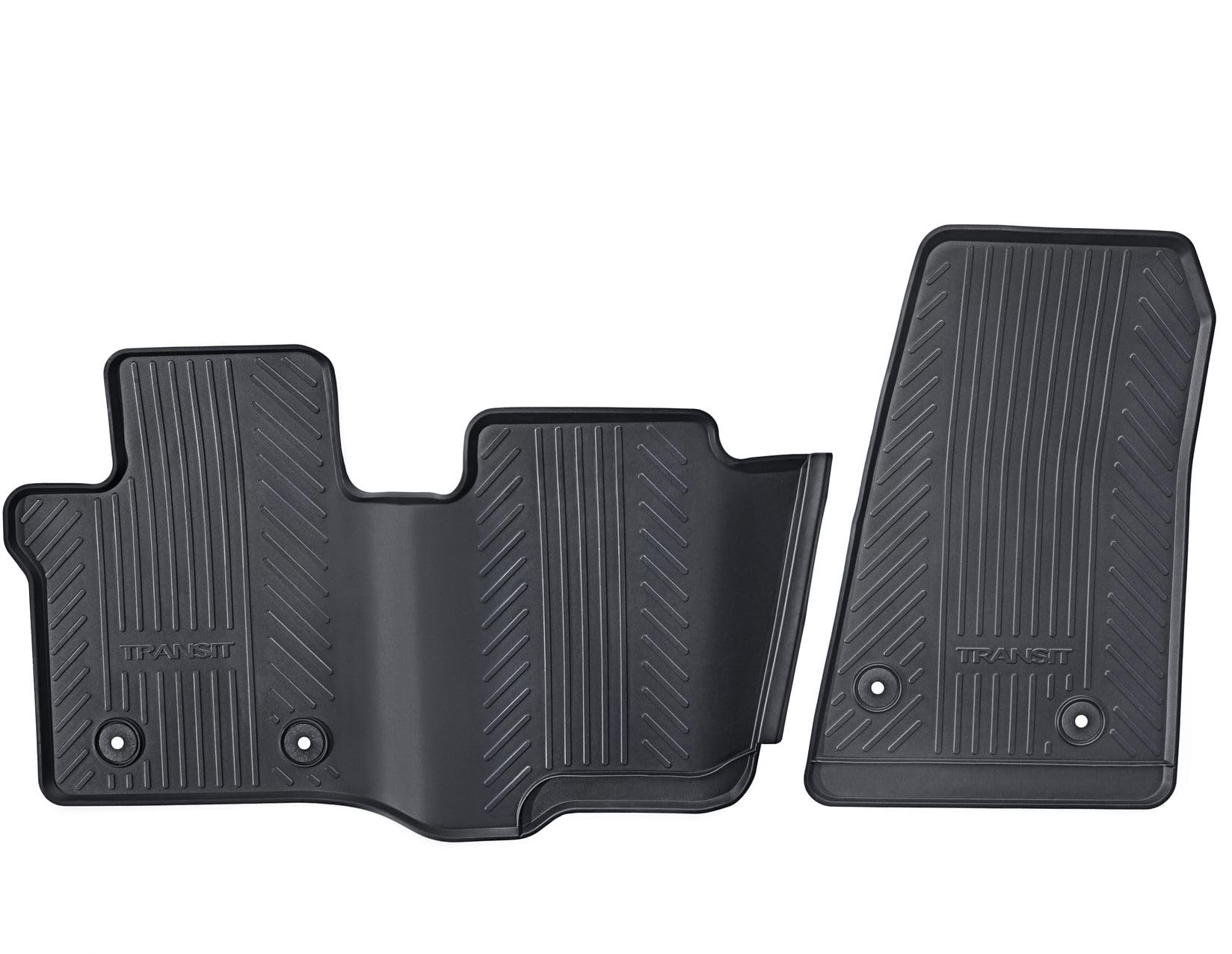 Original Ford Transit Custom & Transit Alfombrillas de Goma Delanteras, en Color Negro 2113383