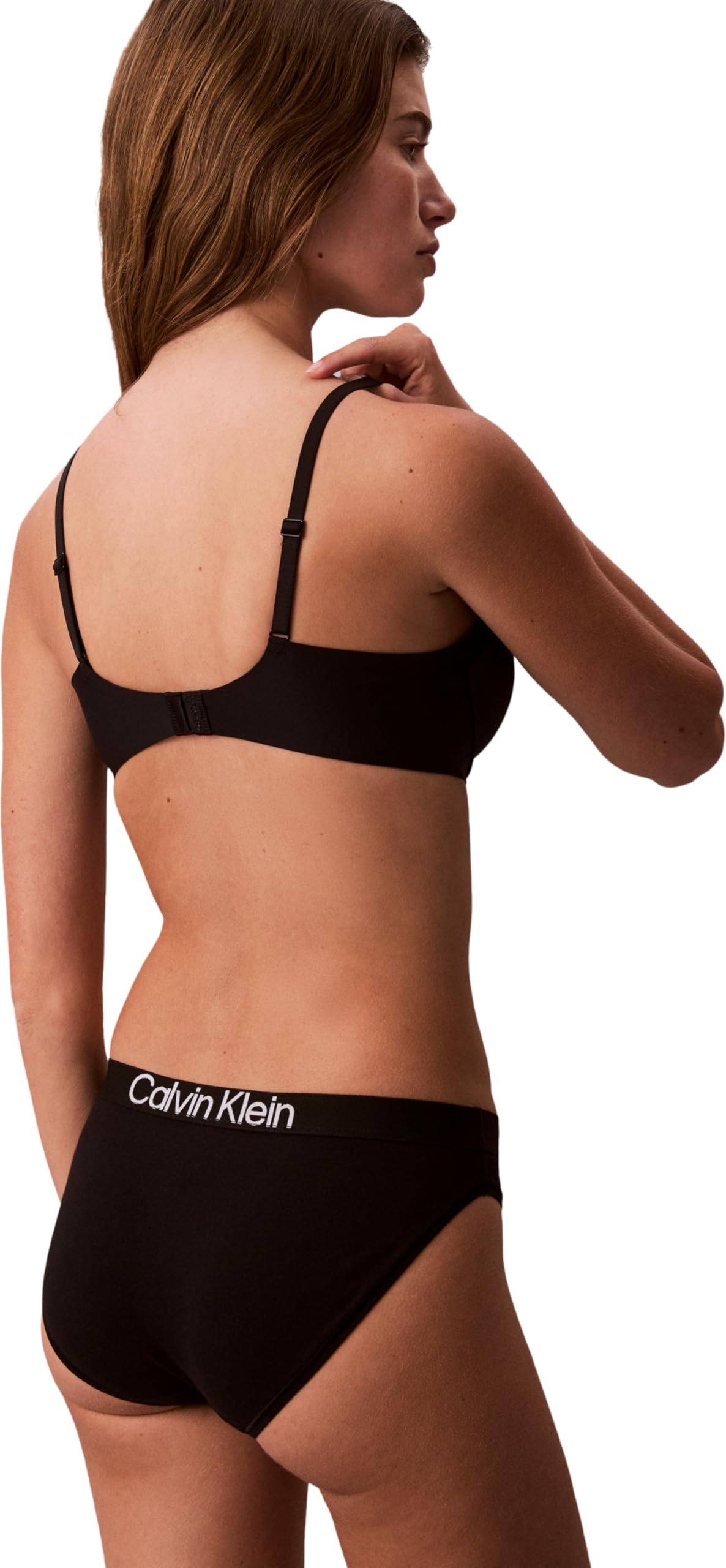 Calvin Klein Damen 5er Pack Slips Bikini Form mit Logobund