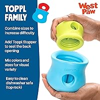 Vista 6 de Dispensador interactivo de golosinas para perros West Paw, con diseño Toppl de Zogoflex®, L