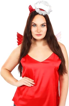 Womens Angel Devil Costume Kit | Adult Halloween Religious Costumes & Accessories