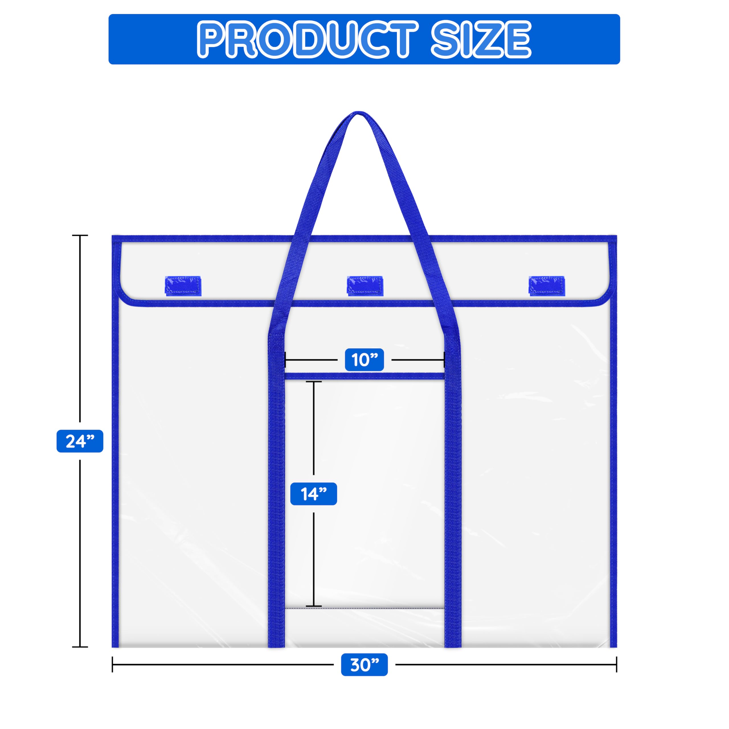 Bulletin Board Poster Storage, Extra-Large Storage Chart Bag 30