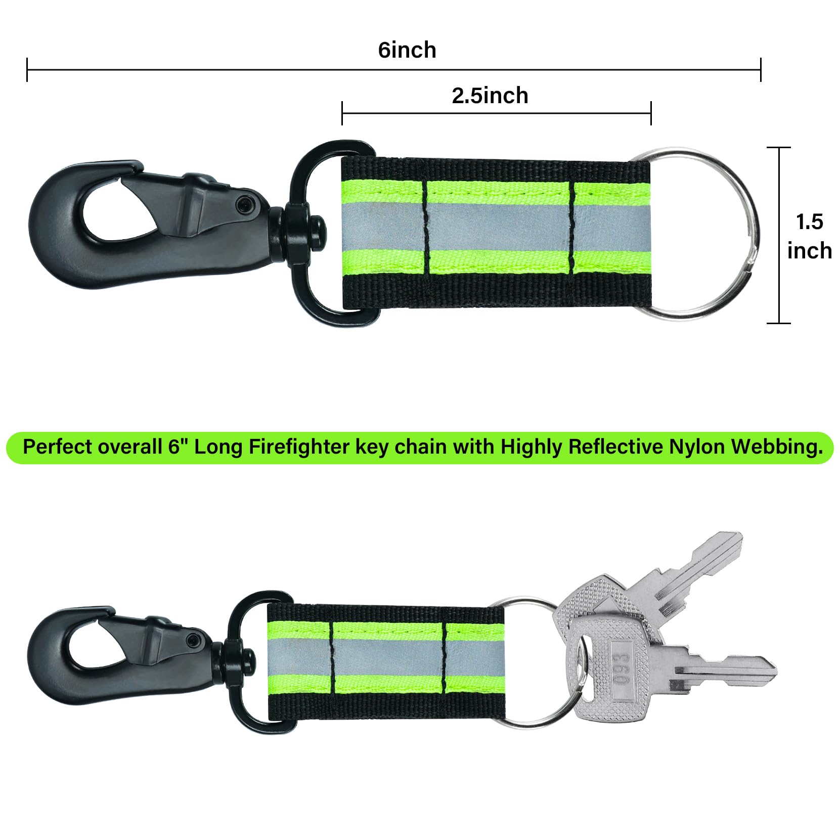 Amazon.com: Firefighter Keychian Clip Holder Glove Strap