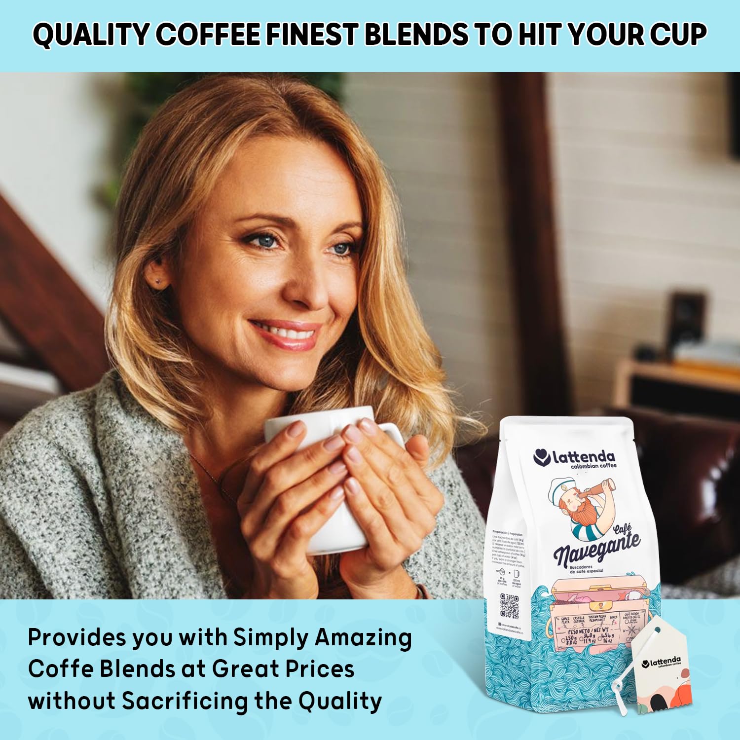 Navegante Colombian Specialty Coffee: Discover the Flavors of Guatapé Antioquia - 2 Pack 454g Ground