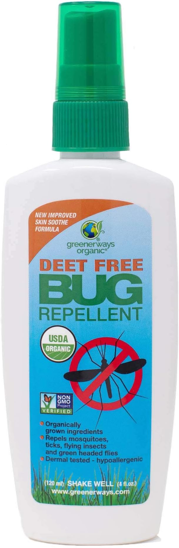 Greenerways Organic Mosquito Repellent 4oz