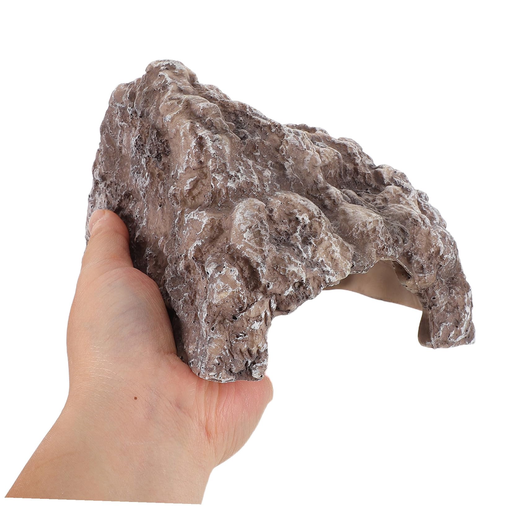 Reptile Rock Hideout Abri Sûr et Naturel pour Gecko Léopard Tortue Lézard Amphibien Petits Animaux