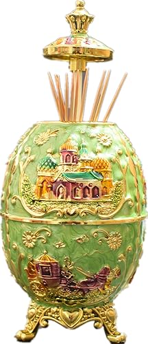 Miniatura 3 de JunShop Dispensador de palillos de dientes, automático, retro, desplegable, soporte para palillos de dientes, organizador de almacenamiento,