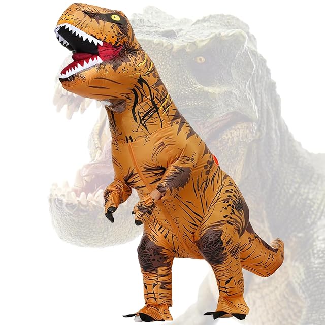 PARAYOYO Disfraz Hinchable Adulto Dinosaurio Hinchable Dinosaurio Trex Halloween