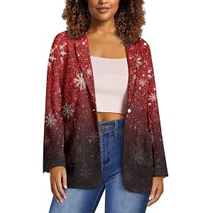 Horeset American Flag Bald Eagle Womens Graphic Print Blazer Button Open Front Long Sleeve Jacket
