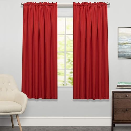 Sweet Home Collection - Panel de tratamiento para cortinas de ventana de 63in o 84in de largo, con patrones y diseños elegantes y únicos para