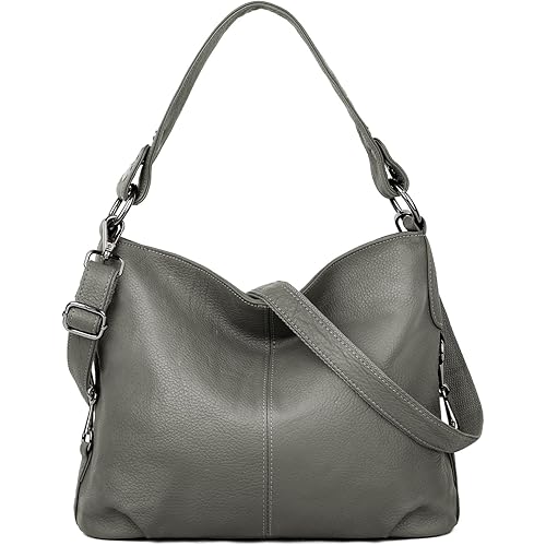 YALUXE Genuine Leather Shoulder Bags Stylish Hobo Handbags Purses Crossbody Bags for Women | Genuine Leather, Stylish