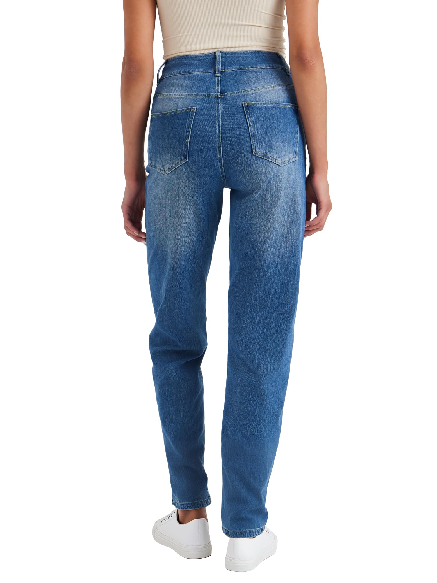 LaiEr Jeans de Yoga Elásticos de Cintura Alta para Mujeres,Pantalones de Fitness, Pantalones de Pull on Corte Micro Suaves y Cómodos Bootcut para Deportes de Yoga Fitness.
