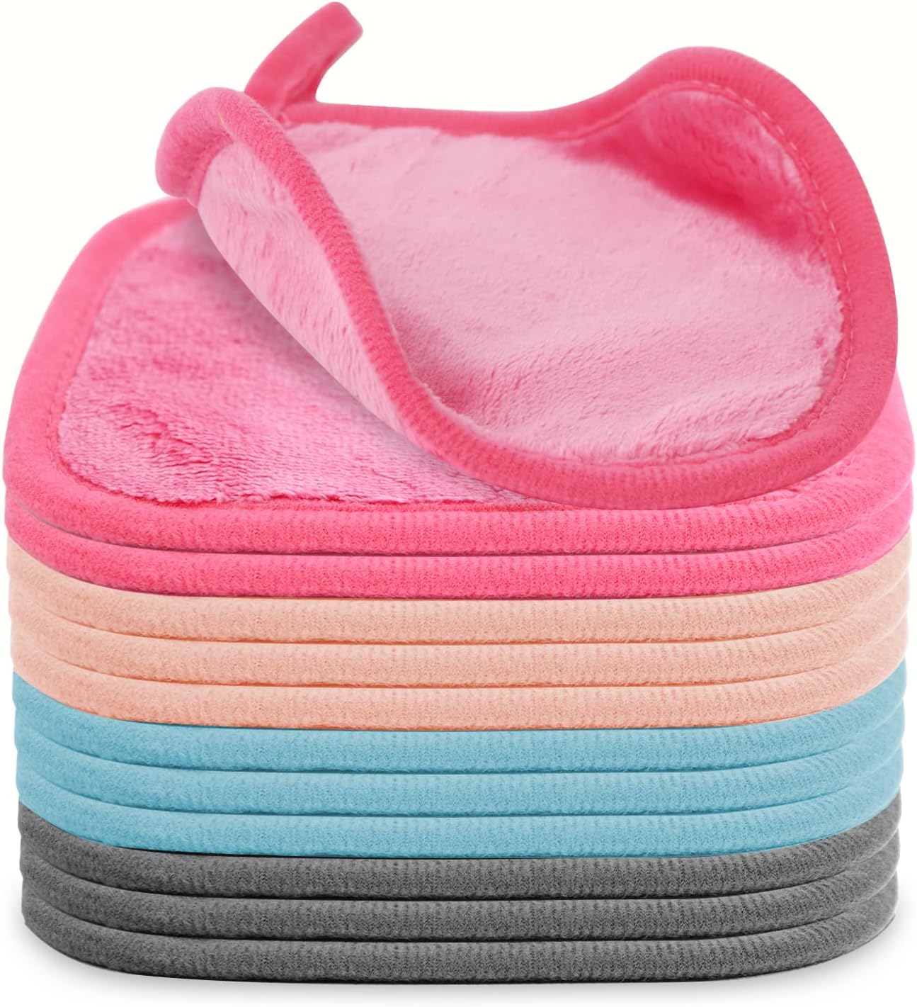 Puomue Makeup Remover Cloth 12 Pack, Ultra Soft and Reusable Microfiber Makeup Remover Towels for All Skin Types, Perfect Face Towels for Women, 6 Inch X 6 Inch, Multicolor