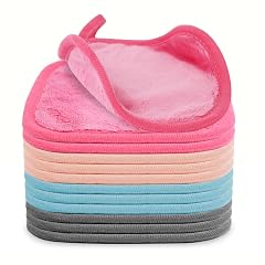 Makeup Remover Cloth 12 Pack Ultra Soft and Reusable Microfiber Makeup Remover Towels for All Skin Types Perfect