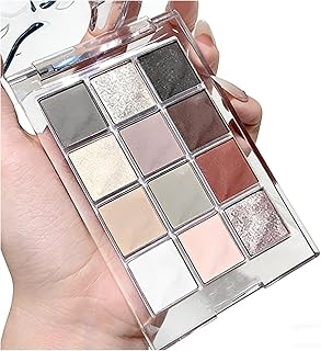 12-Color Eyeshadow Palette - Korean Style Nat...