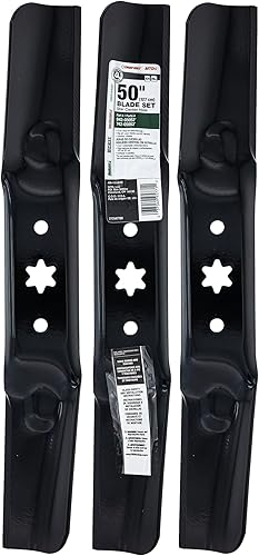 MTD Genuine Parts 490-110-M155 - Juego de cuchillas (50 pulgadas), color natural