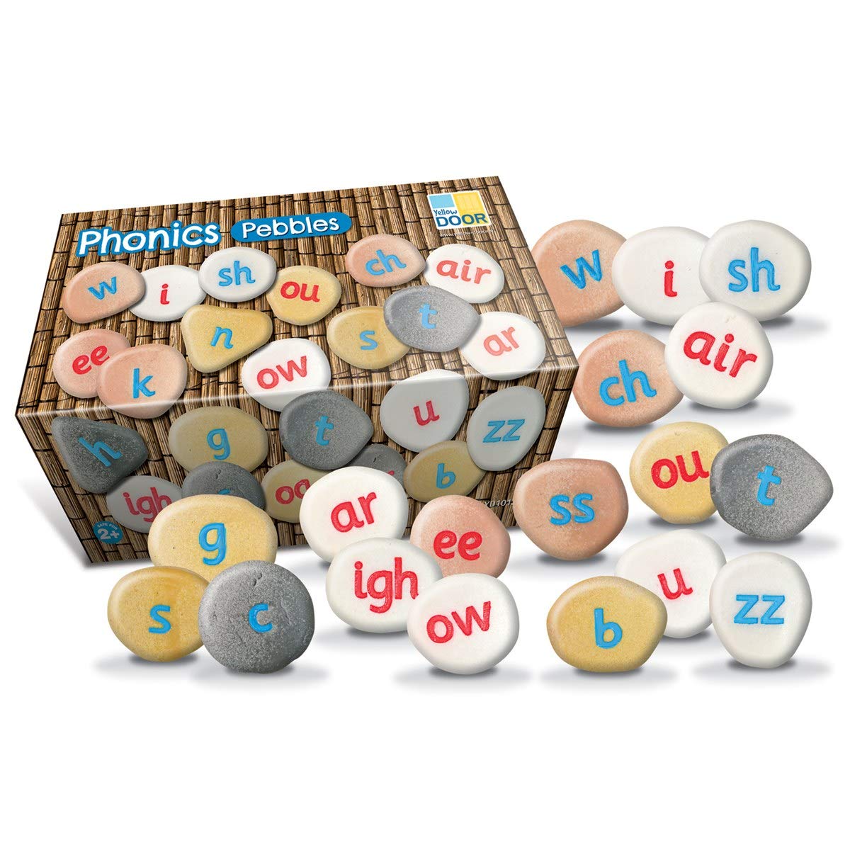 None Yellow Door Phonics Pebbles for Letter Recognition and Word-Building