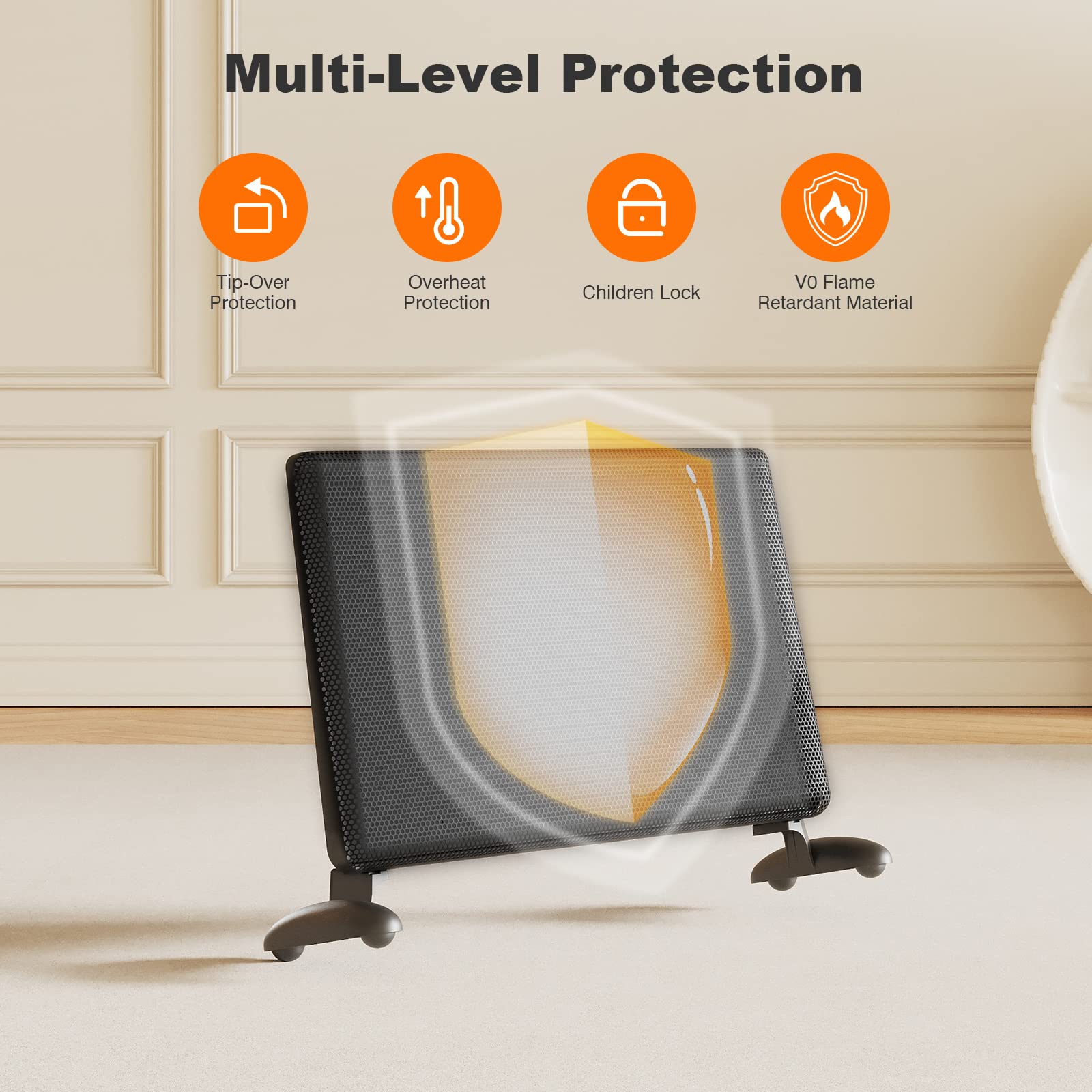 Ballu Infrared Space Heater for Indoor Use?1500W Full Room Quiet Heating