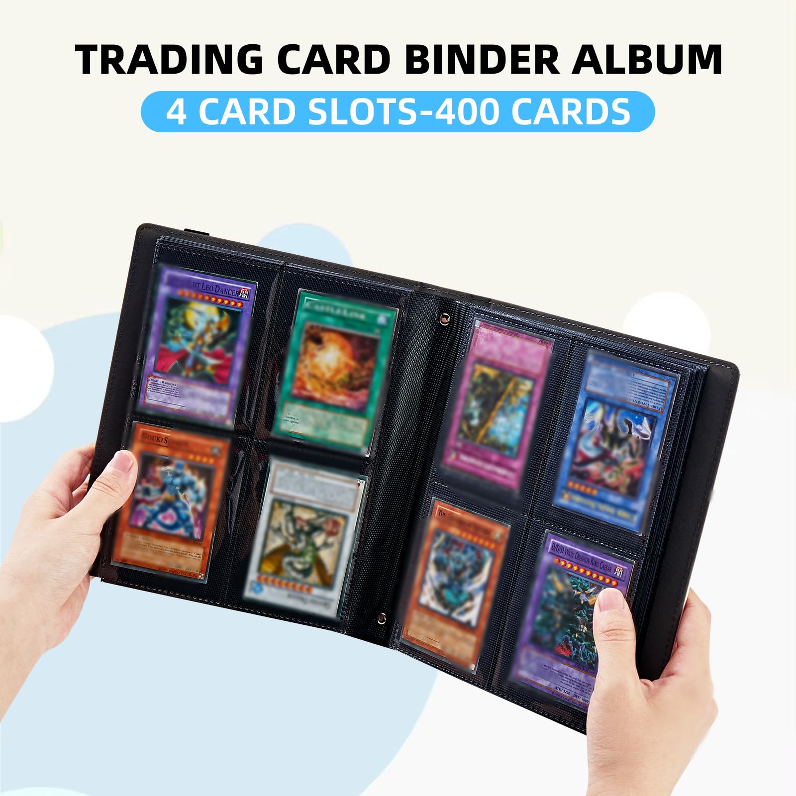 Amazon.com: ETLKJVBL 4 Pocket Trading Card Binder, Card Collection Binder  for TCG, MTG, Sports Cards, Baseball, Cute Baby Goat Trading Card Book  Holder for Collectors, Top Loader Binder : Toys & Games