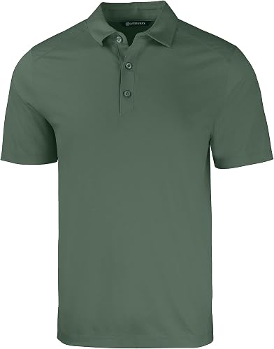 Cutter & Buck Forge Eco Stretch Recycled Mens Big & Tall Polo, Dark Hunter Heath