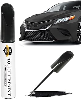UBOG Black Car Touch Up Paint Pen - Scratch Repair Remover for Wheels & Body, Anti-Rust Waterproof Quick Dry (10 Min)