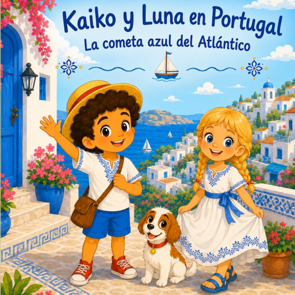 Kaiko y Luna en Portugal: La cometa azul del Atlántico (Kaiko y Luna por Europa)