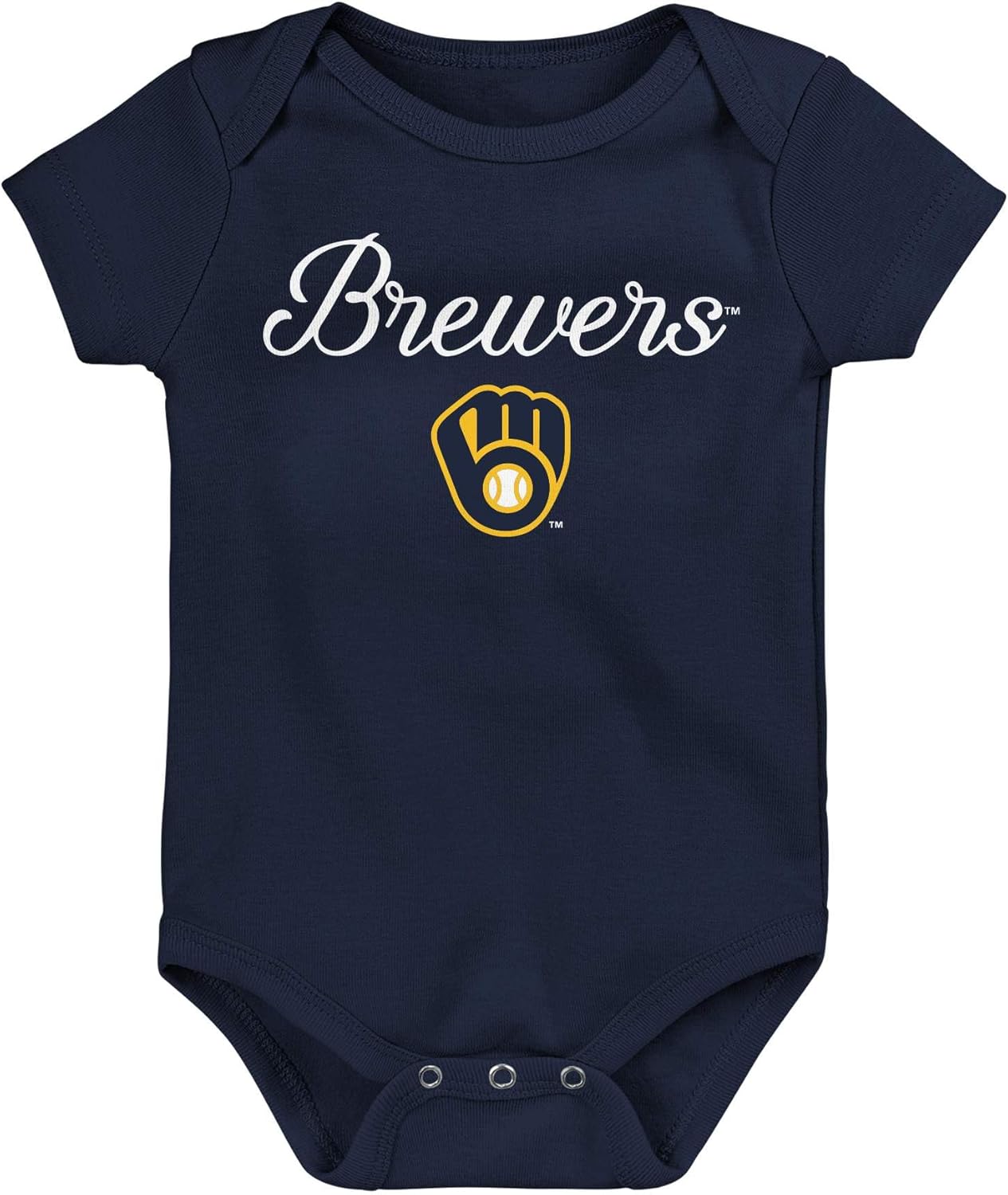 Outerstuff MLB Newborn & Infant Team Logo Wordmark Onesie Creeper Romper (0-24 months)
