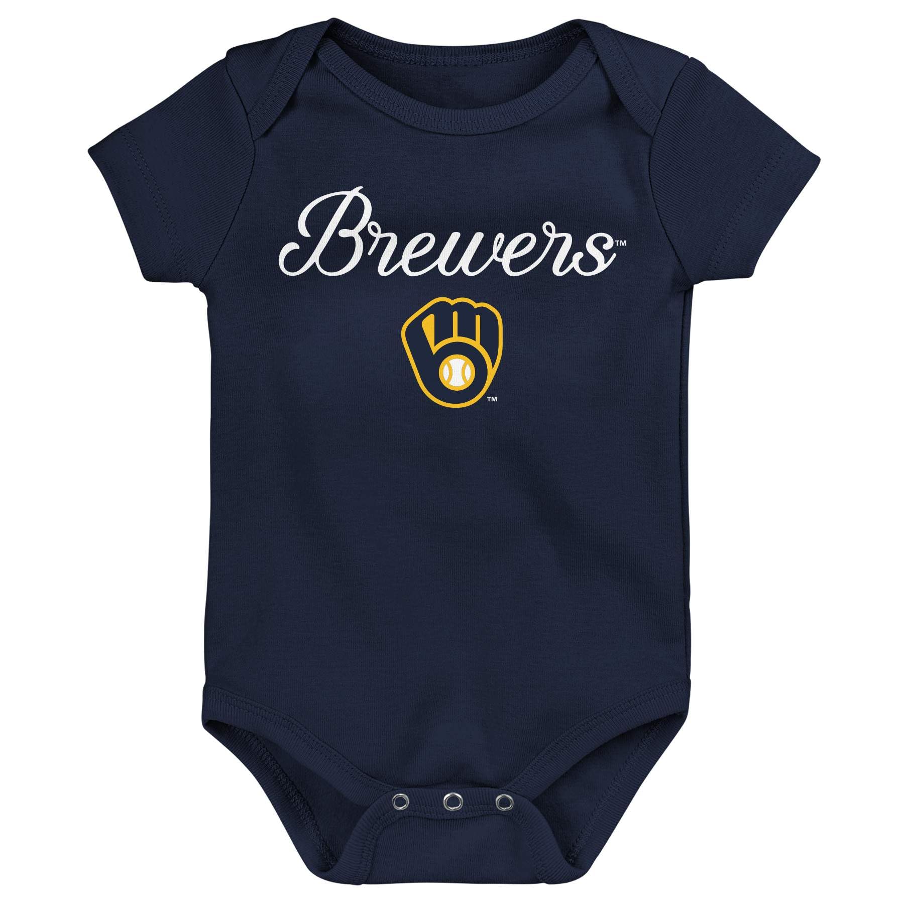 Outerstuff MLB Newborn & Infant Team Logo Wordmark Onesie Creeper Romper (0-24 months)