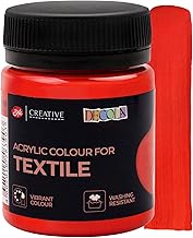 Nevskaya Palitra High Quality Fabric Paint Red 50 ml in Bowl Washable