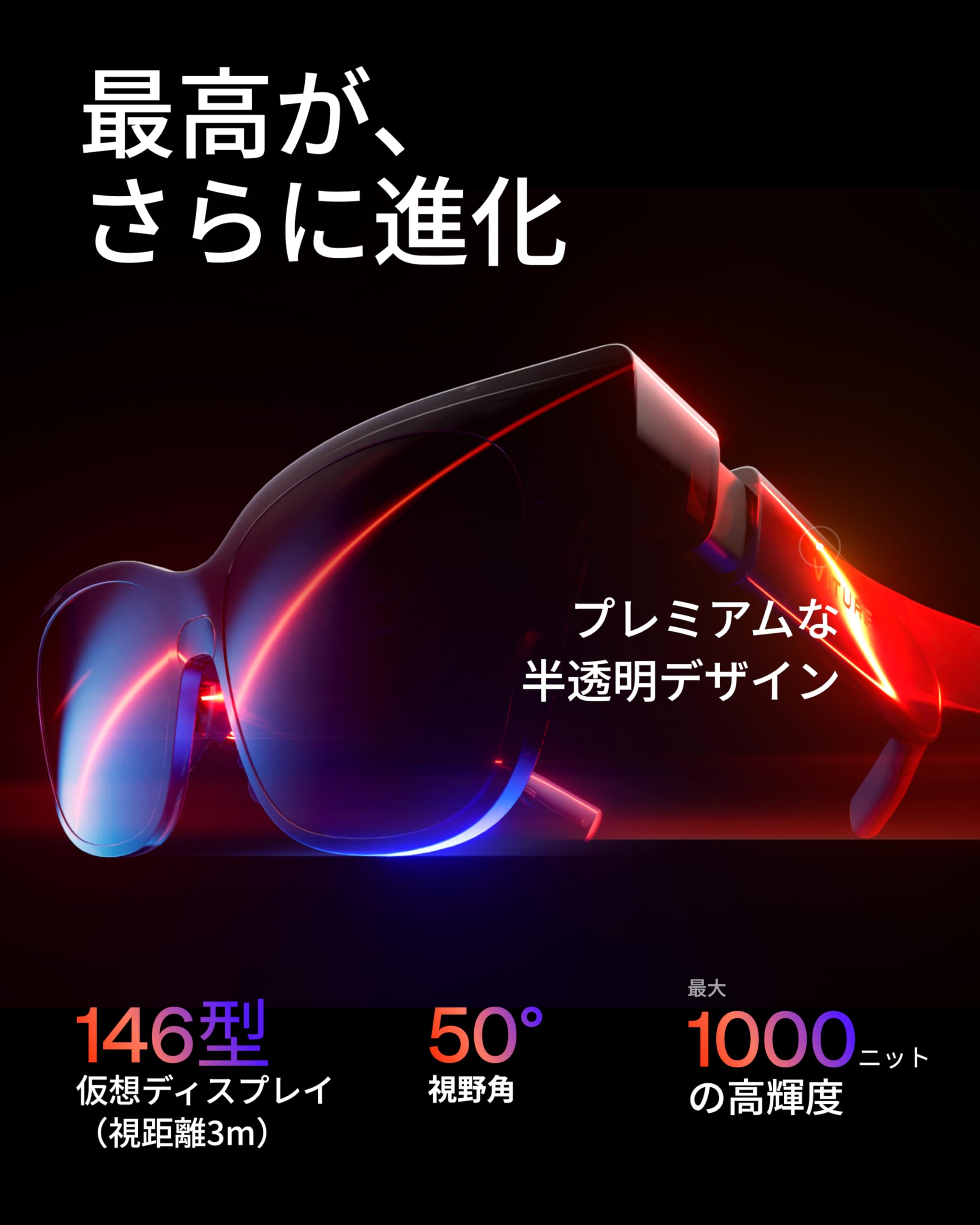 Amazon.co.jp: VITURE Luma AR/XRグラス & Pro モバイルドック セット