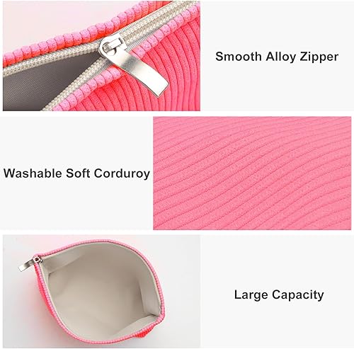 Miniatura 5 de Bolsa de maquillaje de 2 piezas, bolsa de cosméticos para mujer, bolsa de maquillaje de viaje, bolsa organizadora de maquillaje, bolsa de maquillaje