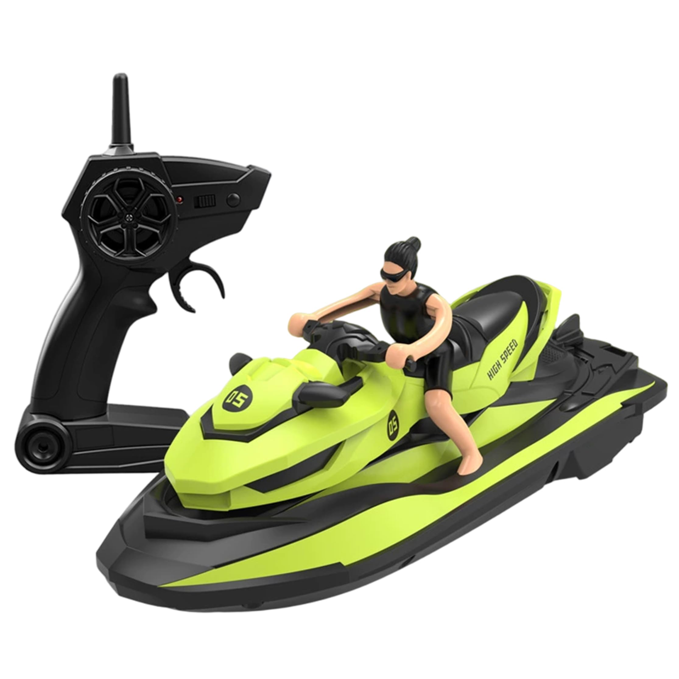Barco de control remoto con doble motor y hélice potente que evita vuelcos 6