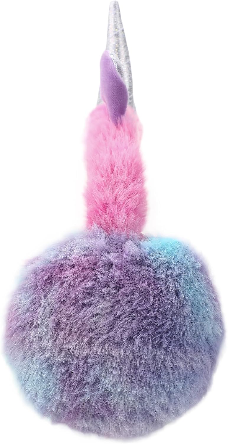 Unicorn 2-Piece Youth Tie-Dye Plush Ear Muffs & Gloves Set