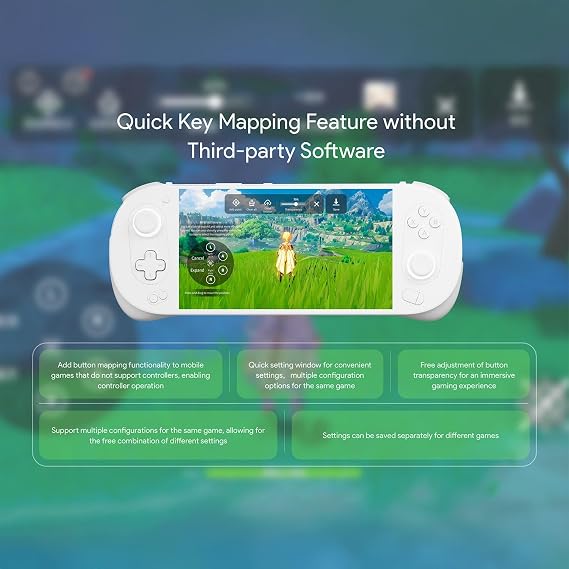 AYANEO Pocket EVO Android Gaming Handheld Console - 8GB RAM 128GB Storage, 7 165Hz OLED Display, Snapdragon G3x Gen 2, Hall Sensing Controls, Active Cooling System