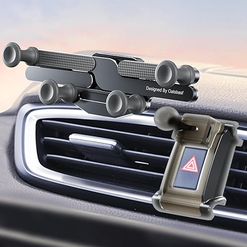 ELOHEI Soporte de teléfono de coche con base personalizada para Honda CR-V 2017-2023, compatible con funda gruesa, soporte de teléfono de automóvil