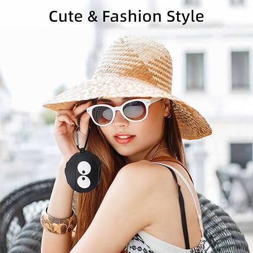 Miniatura 5 de Funda compatible con Apple AirPods de 3 generación con kit limpiador y lindo llavero de panda, funda para Airpods 3 que brilla en la oscuridad,